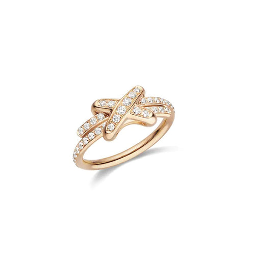 [Riva Jewelry ]JEUX DE RING PINK GOLD DIAMOND
