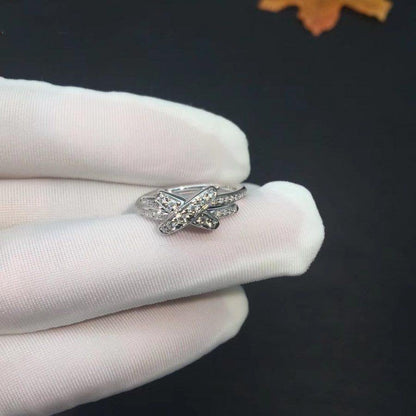 [Riva Jewelry ]JEUX DE SILVER DIAMOND RING