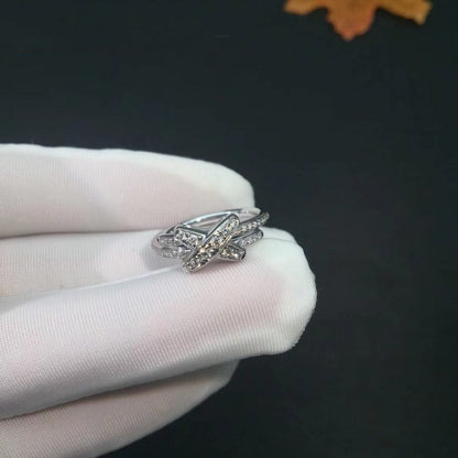 [Riva Jewelry ]JEUX DE SILVER DIAMOND RING