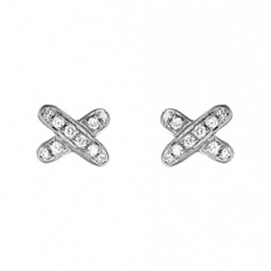 [Riva Jewelry ]JEUX DE DIAMOND EARRINGS