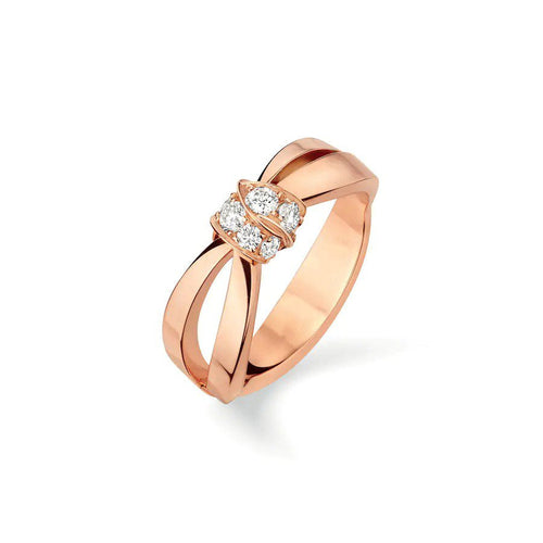 [Riva Jewelry ]LIENS RING PINK GOLD DIAMOND