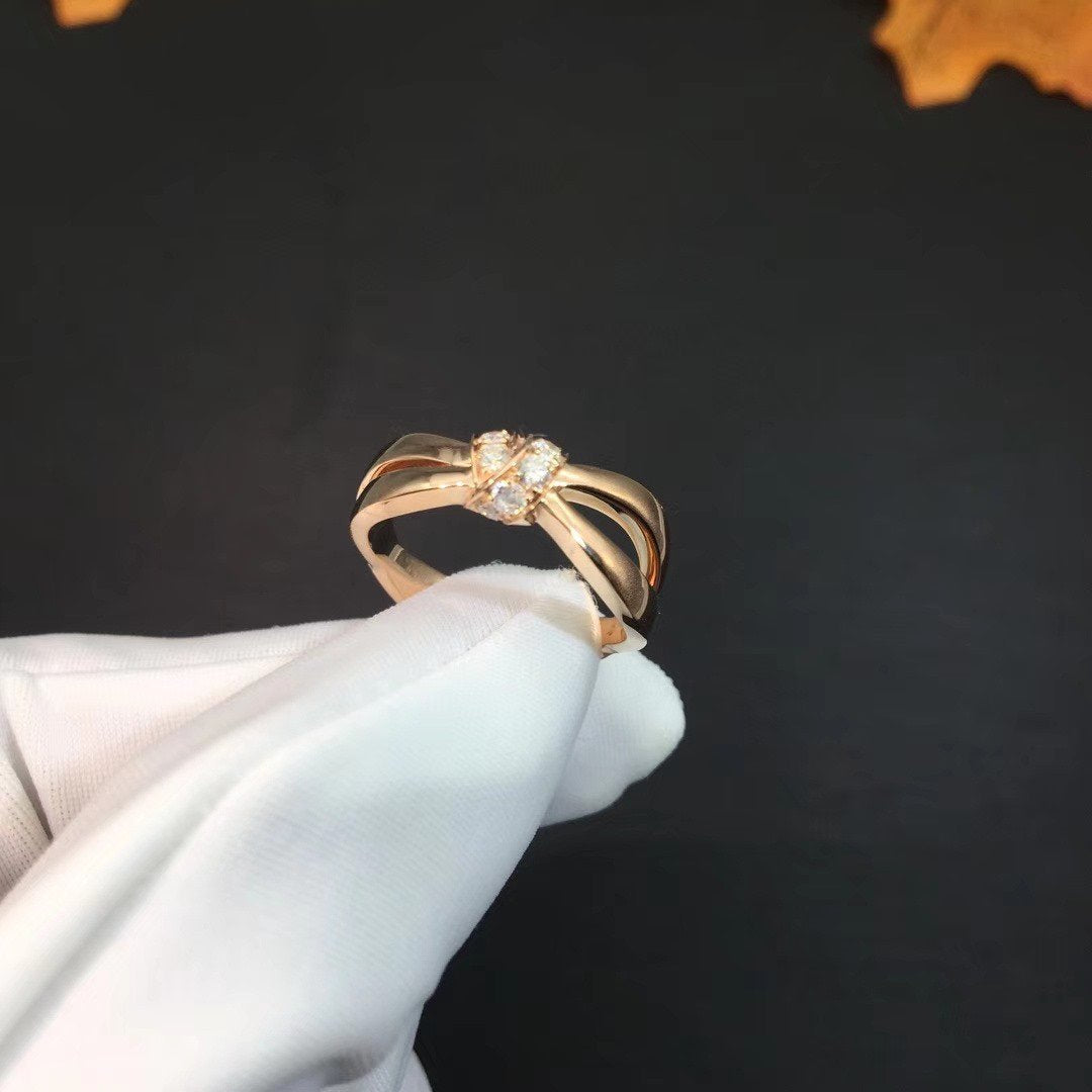 [Riva Jewelry ]LIENS RING PINK GOLD DIAMOND