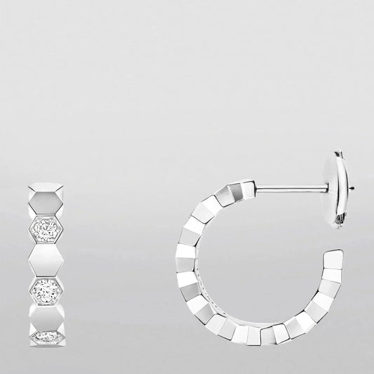 [Riva Jewelry ]Hollow Design Four-Leaf Clover Flower Shape Earrings