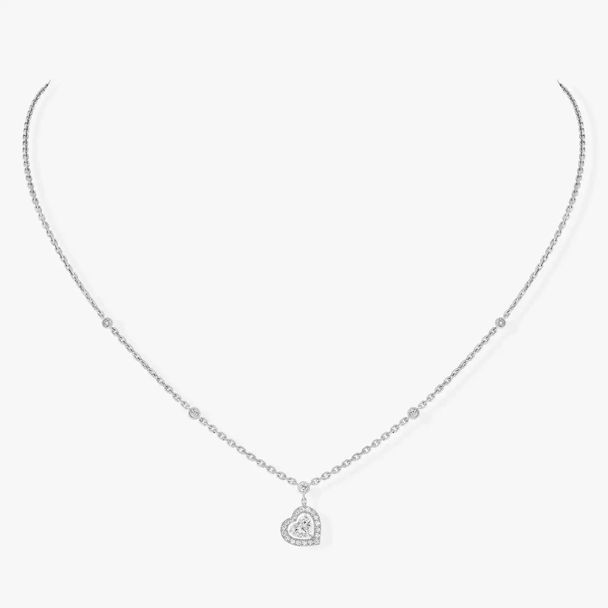[Riva Jewelry]クラシックハートペンダントネックレス