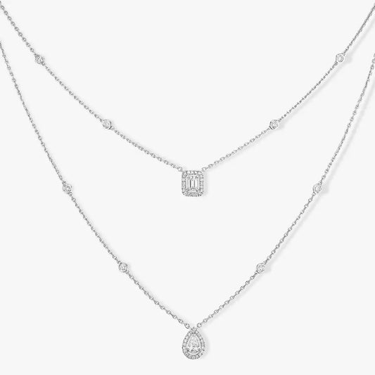[Riva Schmuck]MEINE ZWEIREIHIGE TWIN DIAMANTKETTE