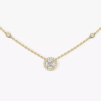 [Riva Jewelry]Diamond Necklace 0,20ct Brilliant Shape Joy