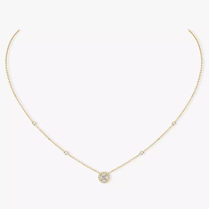 [Riva Jewelry]Diamond Necklace 0,20ct Brilliant Shape Joy