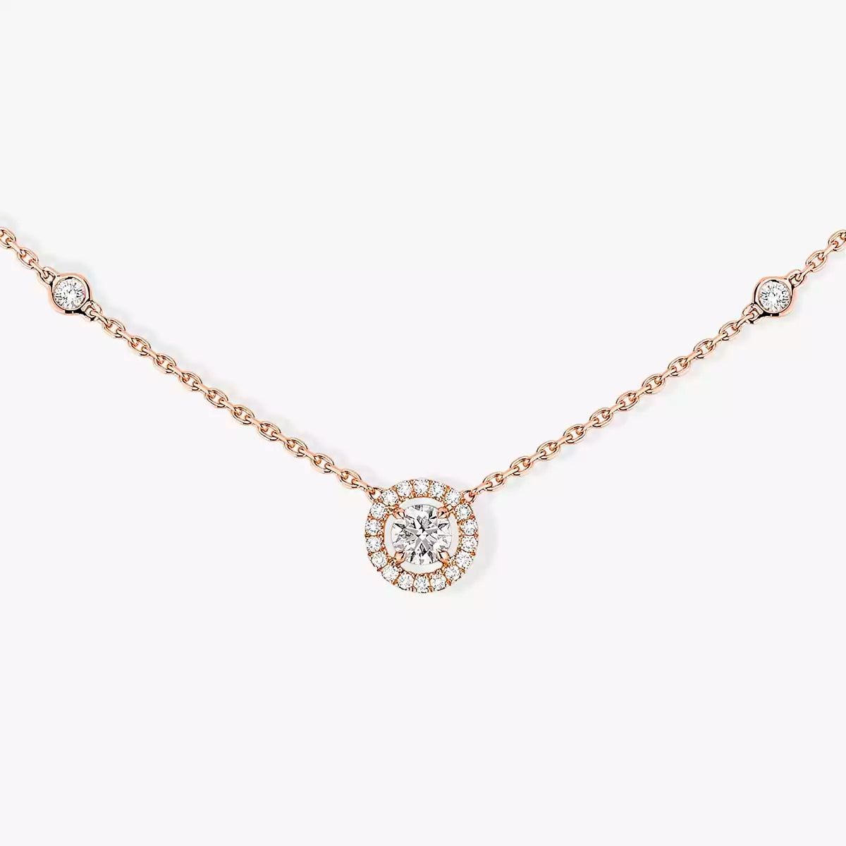 [Riva Jewelry]Diamond Necklace 0,20ct Brilliant Shape Joy