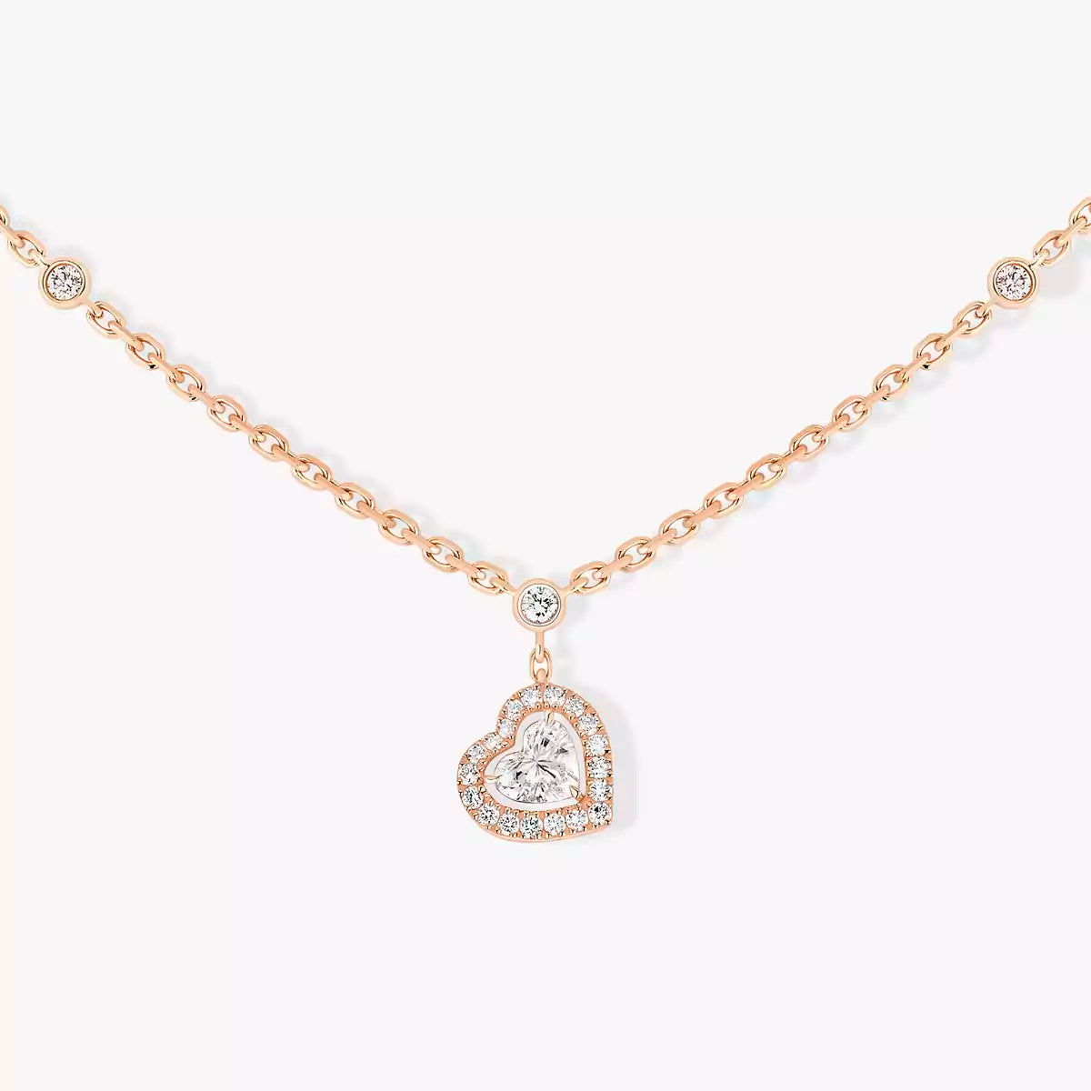 [Riva Jewelry]クラシックハートペンダントネックレス