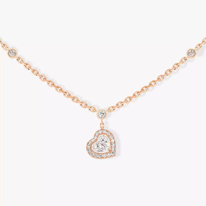 [Riva Jewelry]クラシックハートペンダントネックレス