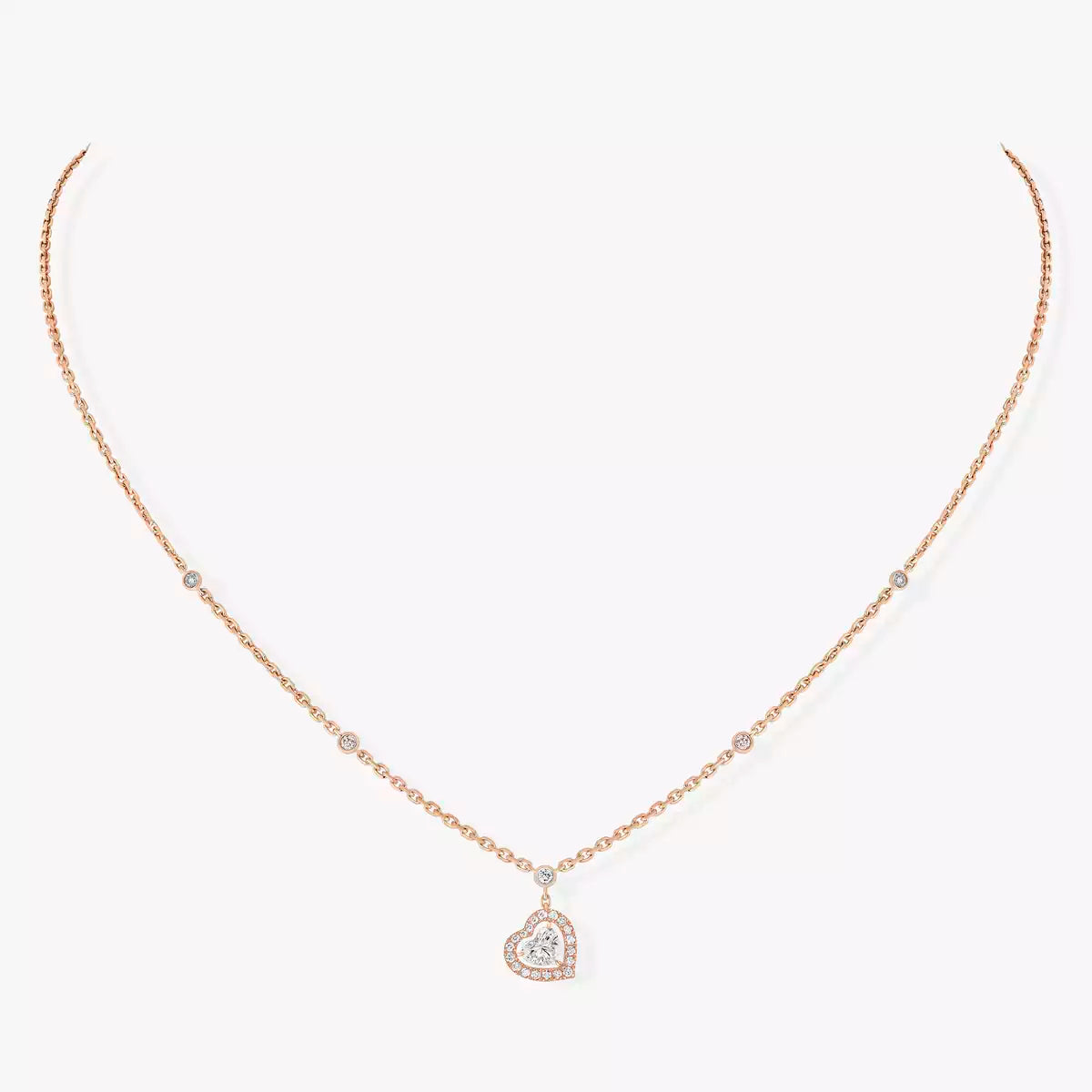 [Riva Jewelry]クラシックハートペンダントネックレス