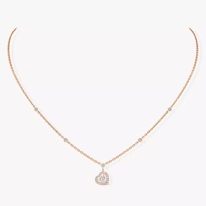 [Riva Jewelry]クラシックハートペンダントネックレス