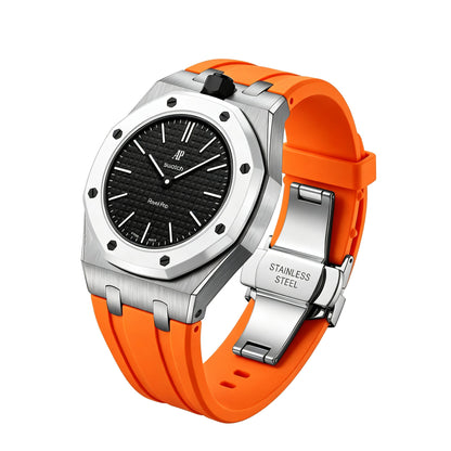 [Riva Jewelry]Royal Oak Pop Exclusive Stahlgehäuse & Silikonarmband mit Wiege