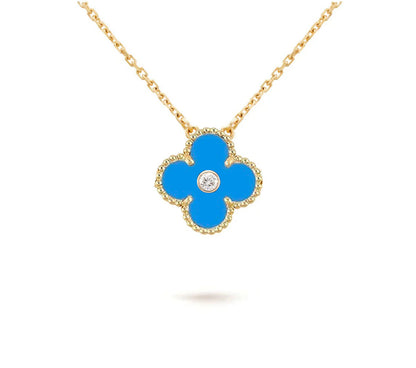 [Riva Jewelry]15MM KLEEBLUMEN-DIAMANTANHÄNGER-KOLLEKTION