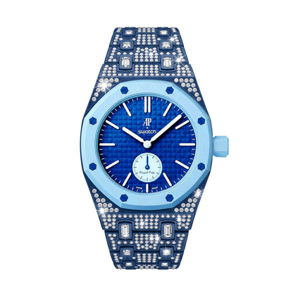 [Riva Jewelry]Royal Oak Pop Exklusiv Bioceramic Gehäuse & Bioceramic Armband Full Diamond