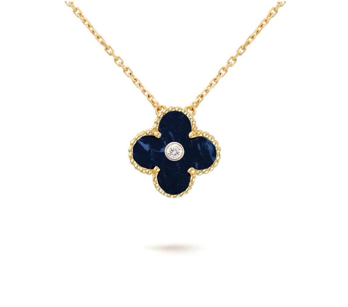 [Riva Jewelry]15MM KLEEBLUMEN-DIAMANTANHÄNGER-KOLLEKTION