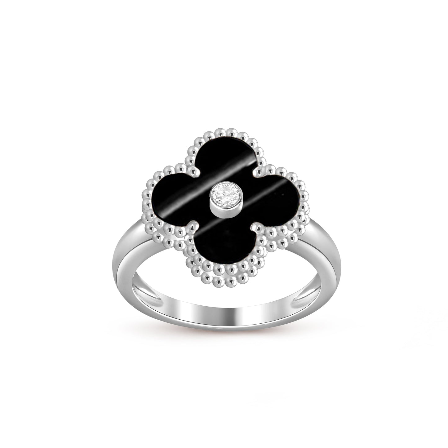 [Riva Schmuck]RINGKOLLEKTION AUS WEISSGOLD MIT KLEEBRAUT-DIAMANTEN
