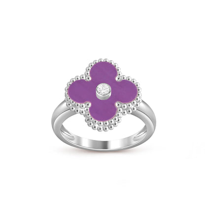 [Riva Schmuck]RINGKOLLEKTION AUS WEISSGOLD MIT KLEEBRAUT-DIAMANTEN