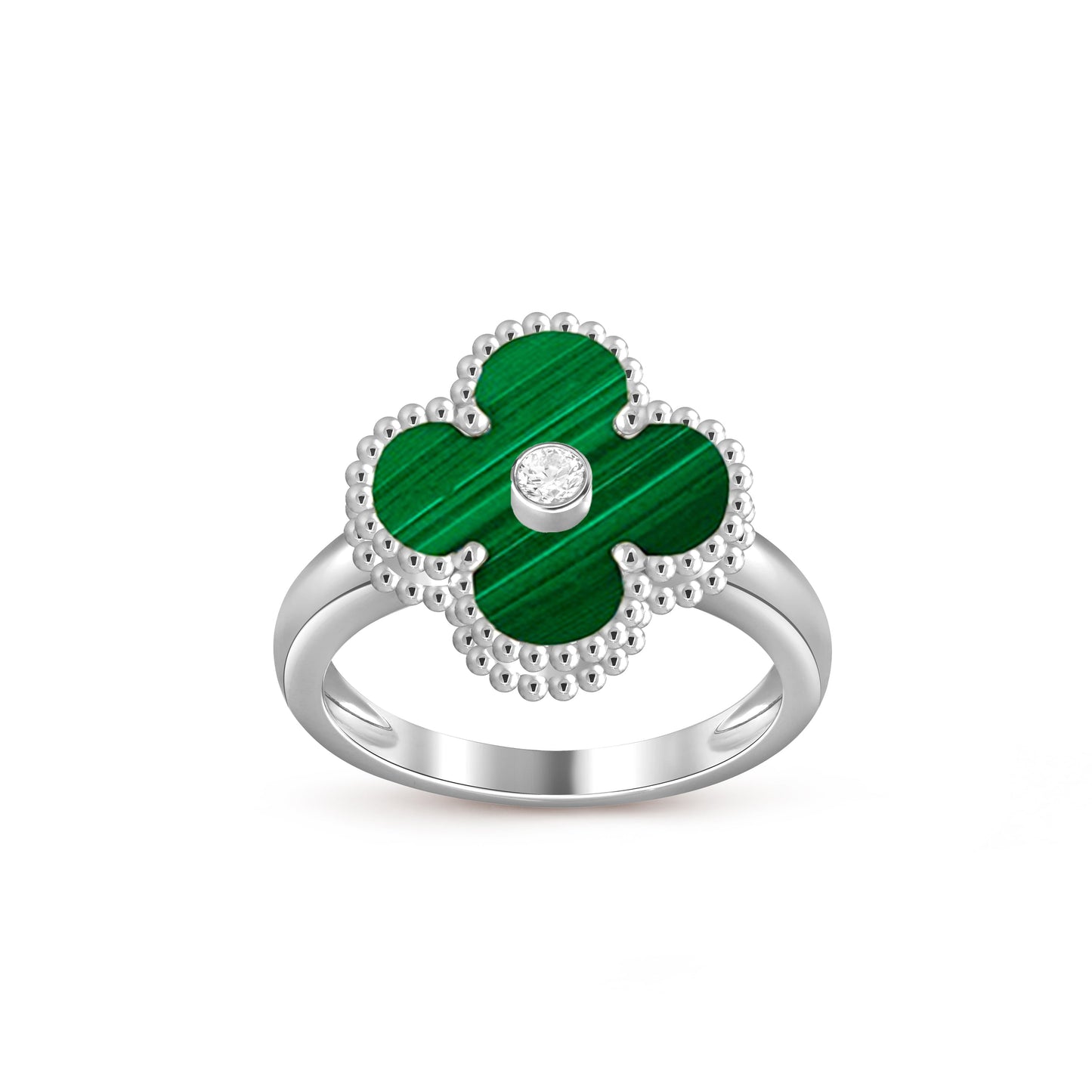 [Riva Schmuck]RINGKOLLEKTION AUS WEISSGOLD MIT KLEEBRAUT-DIAMANTEN