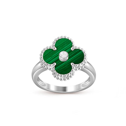 [Riva Schmuck]RINGKOLLEKTION AUS WEISSGOLD MIT KLEEBRAUT-DIAMANTEN