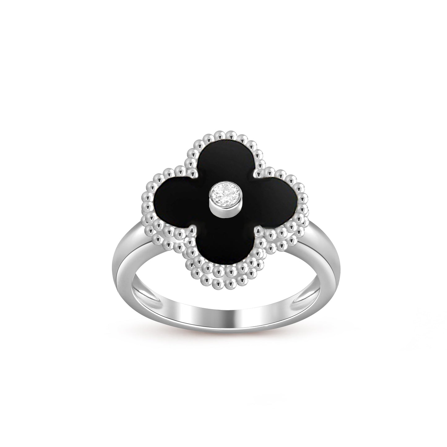 [Riva Schmuck]RINGKOLLEKTION AUS WEISSGOLD MIT KLEEBRAUT-DIAMANTEN