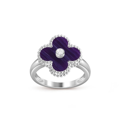 [Riva Schmuck]RINGKOLLEKTION AUS WEISSGOLD MIT KLEEBRAUT-DIAMANTEN