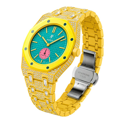 [Riva Jewelry]Royal Oak Pop Exklusiv Bioceramic Gehäuse & Bioceramic Armband Full Diamond