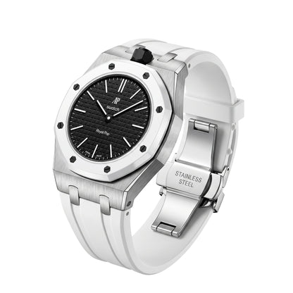 [Riva Jewelry]Royal Oak Pop Exclusive Stahlgehäuse & Silikonarmband mit Wiege