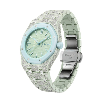 [Riva Jewelry]Royal Oak Pop Exklusiv Bioceramic Gehäuse & Bioceramic Armband Full Diamond