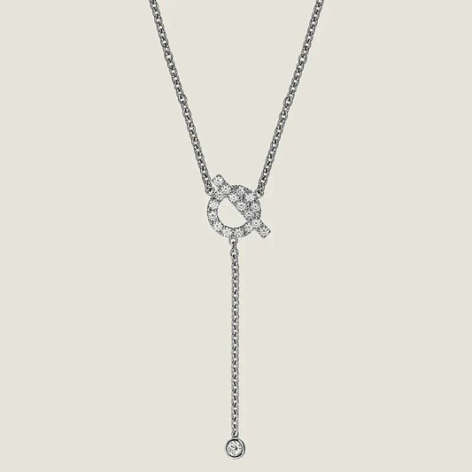 [Riva Jewelry]FINESSE SILBER DIAMANTEN HALSKETTE