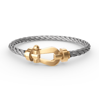 [Riva Jewelry]ARMBAND FORCE GROSSES HUFEISEN - GOLD