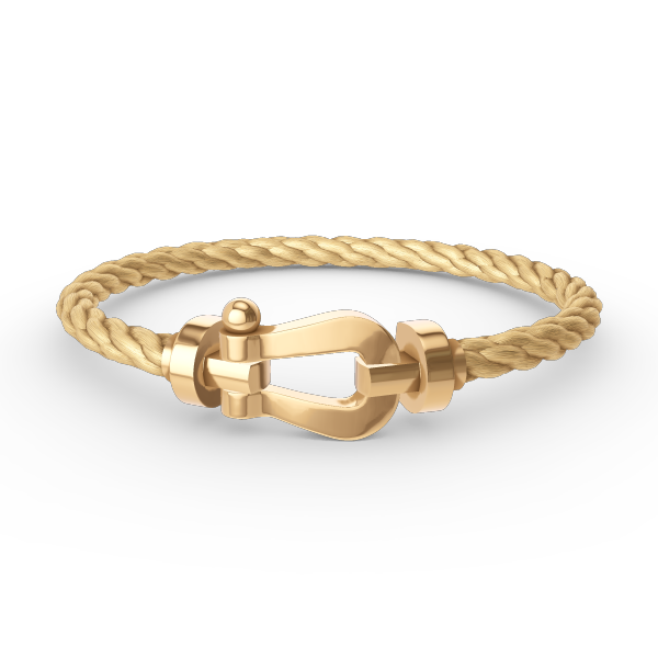 [Riva Jewelry]ARMBAND FORCE GROSSES HUFEISEN - GOLD