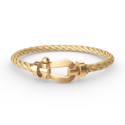 [Riva Jewelry]ARMBAND FORCE GROSSES HUFEISEN - GOLD