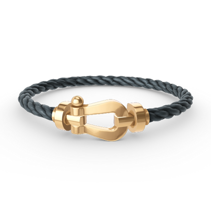 [Riva Jewelry]ARMBAND FORCE GROSSES HUFEISEN - GOLD