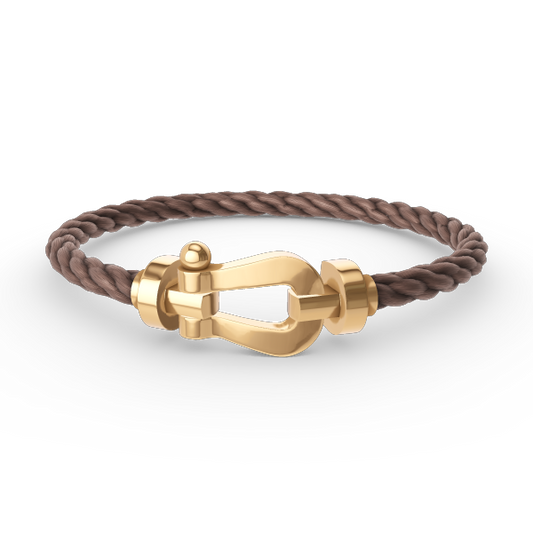 [Riva Jewelry]ARMBAND FORCE GROSSES HUFEISEN - GOLD