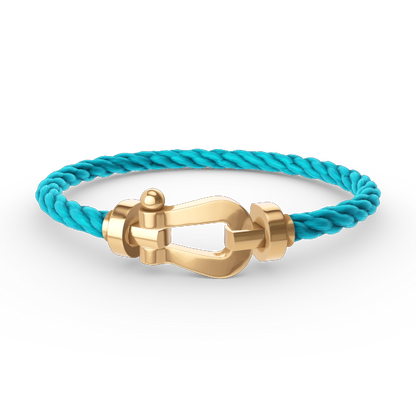 [Riva Jewelry]ARMBAND FORCE GROSSES HUFEISEN - GOLD