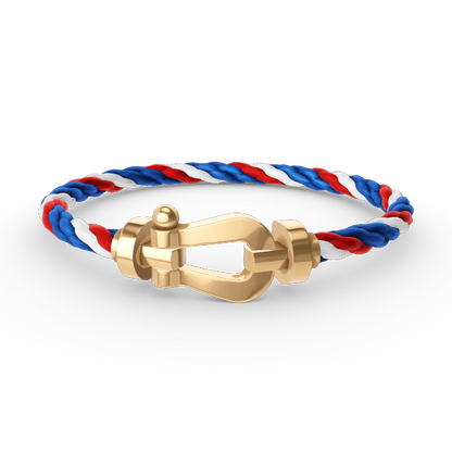 [Riva Jewelry]ARMBAND FORCE GROSSES HUFEISEN - GOLD