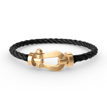 [Riva Jewelry]ARMBAND FORCE GROSSES HUFEISEN - GOLD