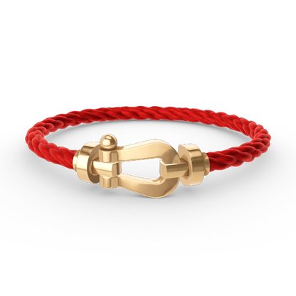 [Riva Jewelry]ARMBAND FORCE GROSSES HUFEISEN - GOLD