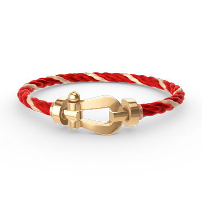 [Riva Jewelry]ARMBAND FORCE GROSSES HUFEISEN - GOLD