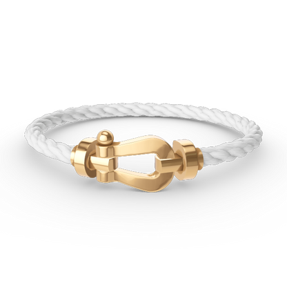 [Riva Jewelry]ARMBAND FORCE GROSSES HUFEISEN - GOLD