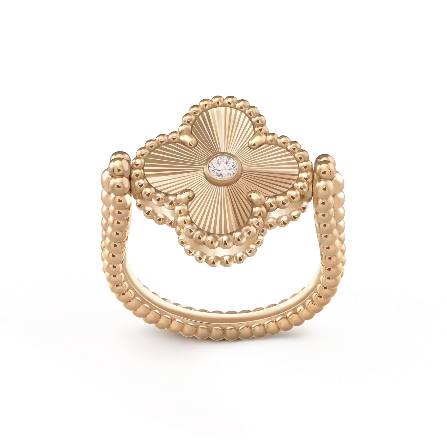 [Riva Schmuck]Glücksklee Gold Wendering