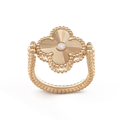 [Riva Schmuck]Glücksklee Gold Wendering