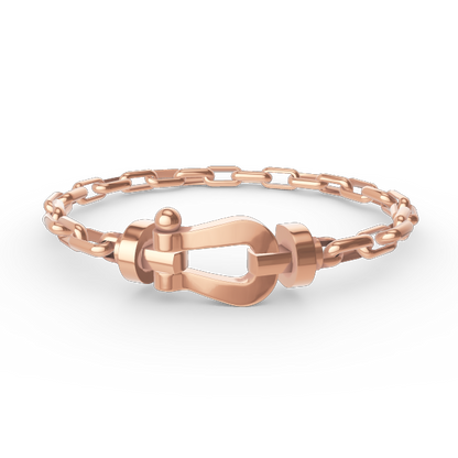 [Riva Schmuck]ARMBAND "FORCE LARGE HORSESHOE CLASP" AUS METALL