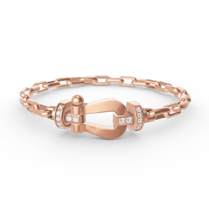[Riva Schmuck]ARMBAND "FORCE LARGE HORSESHOE CLASP" AUS METALL