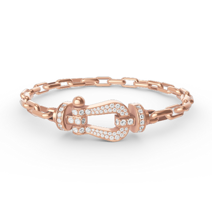 [Riva Schmuck]ARMBAND "FORCE LARGE HORSESHOE CLASP" AUS METALL