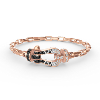 [Riva Schmuck]ARMBAND "FORCE LARGE HORSESHOE CLASP" AUS METALL