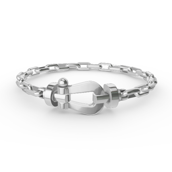 [Riva Schmuck]ARMBAND "FORCE LARGE HORSESHOE CLASP" AUS METALL