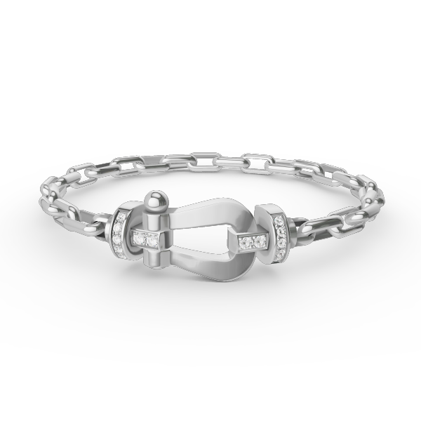 [Riva Schmuck]ARMBAND "FORCE LARGE HORSESHOE CLASP" AUS METALL