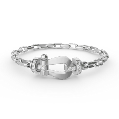 [Riva Schmuck]ARMBAND "FORCE LARGE HORSESHOE CLASP" AUS METALL
